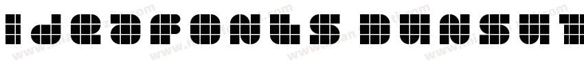 IdeaFonts DunSuTi字体转换